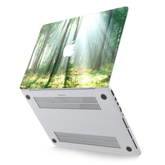 Lex Altern Hard Plastic MacBook Case Forest Light