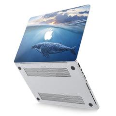 Lex Altern Hard Plastic MacBook Case Swimming Whale