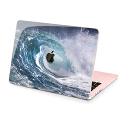 Lex Altern Hard Plastic MacBook Case Blue Wave