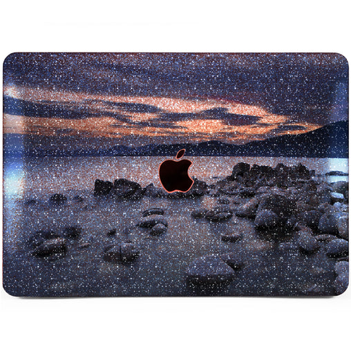 Lex Altern MacBook Glitter Case Stone Beach
