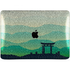 Lex Altern MacBook Glitter Case Japanese Landscape
