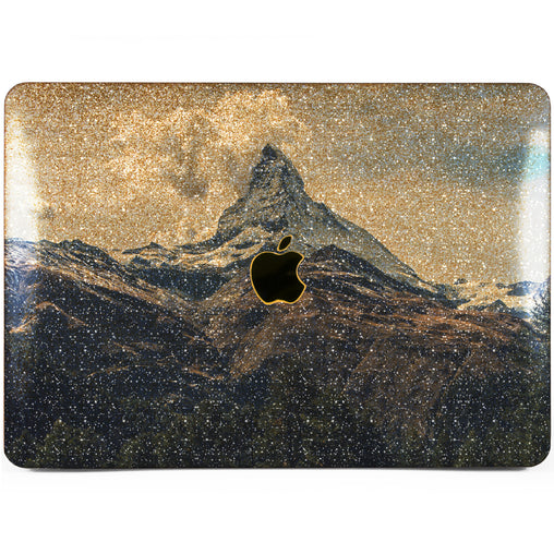 Lex Altern MacBook Glitter Case Lonely Mountain