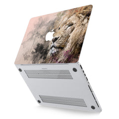 Lex Altern Hard Plastic MacBook Case Lion Watercolor