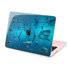 Lex Altern Hard Plastic MacBook Case Ocean Sharks