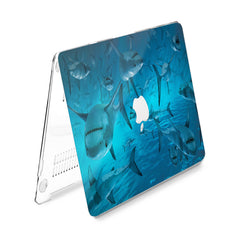 Lex Altern Hard Plastic MacBook Case Ocean Sharks