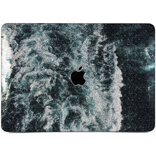 Lex Altern MacBook Glitter Case Green Ocean Water