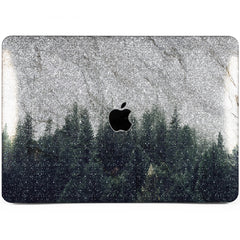 Lex Altern MacBook Glitter Case Marble Forest