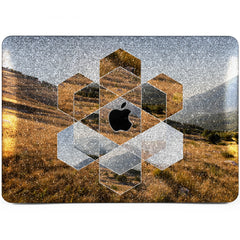 Lex Altern MacBook Glitter Case Geometric Landscape