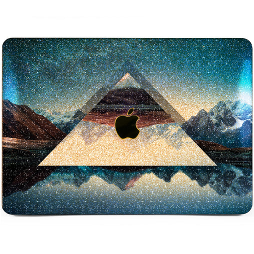 Lex Altern MacBook Glitter Case Mountains Reflection