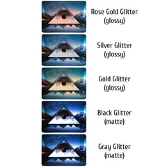 Lex Altern MacBook Glitter Case Mountains Reflection