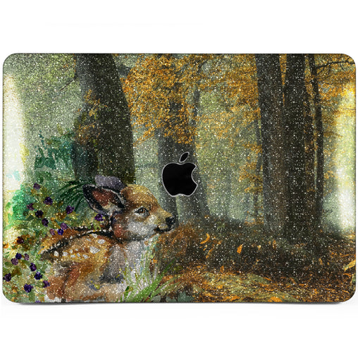 Lex Altern MacBook Glitter Case Autumn Deer