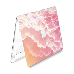 Lex Altern Hard Plastic MacBook Case Pink Clouds