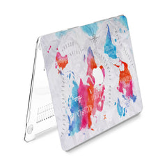 Lex Altern Hard Plastic MacBook Case Travelling Map