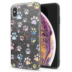 Lex Altern iPhone Glitter Case Paw Pattern