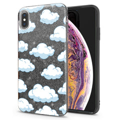 Lex Altern iPhone Glitter Case Clouds Pattern