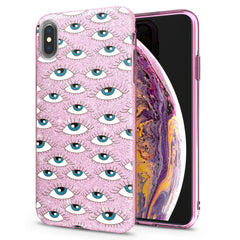 Lex Altern iPhone Glitter Case Eyes Pattern