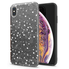 Lex Altern iPhone Glitter Case White Stars