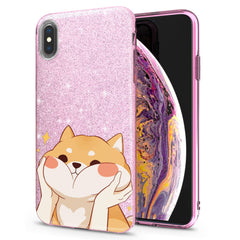 Lex Altern iPhone Glitter Case Shiba Inu