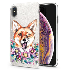 Lex Altern iPhone Glitter Case Funny Fox