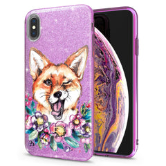 Lex Altern iPhone Glitter Case Funny Fox