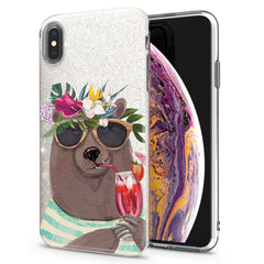 Lex Altern iPhone Glitter Case Summer Bear