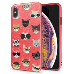 Lex Altern iPhone Glitter Case Cat Pattern