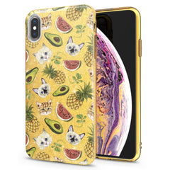 Lex Altern iPhone Glitter Case Tropical Cats