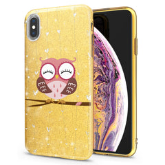 Lex Altern iPhone Glitter Case Cute Owl