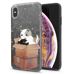 Lex Altern iPhone Glitter Case Kawaii Cat