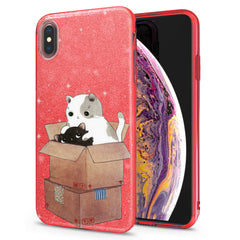 Lex Altern iPhone Glitter Case Kawaii Cat