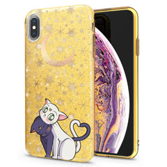 Lex Altern iPhone Glitter Case Cute Cats