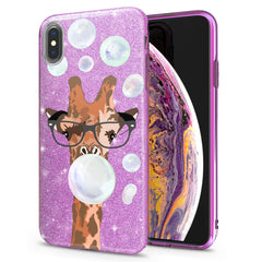 Lex Altern iPhone Glitter Case Cute Giraffe