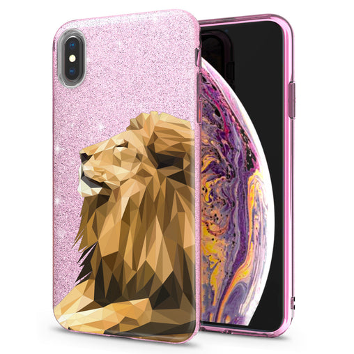 Lex Altern iPhone Glitter Case Lion Animal