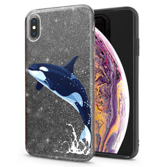 Lex Altern iPhone Glitter Case Cute Whale