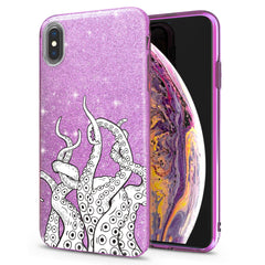 Lex Altern iPhone Glitter Case White Octopus Tentacles