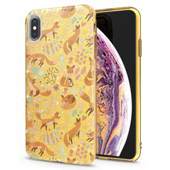 Lex Altern iPhone Glitter Case Fox Wildflower