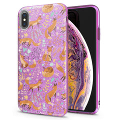 Lex Altern iPhone Glitter Case Fox Wildflower