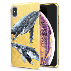 Lex Altern iPhone Glitter Case Whale Animal