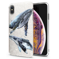 Lex Altern iPhone Glitter Case Whale Animal