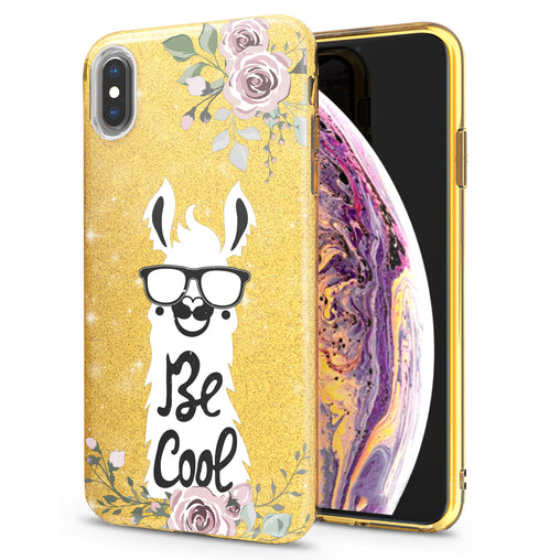Lex Altern iPhone Glitter Case Smart White Donkey