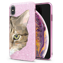 Lex Altern iPhone Glitter Case Graphical Cat
