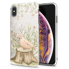 Lex Altern iPhone Glitter Case Tender Bird
