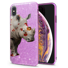 Lex Altern iPhone Glitter Case Watercolor Rhino