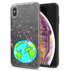 Lex Altern iPhone Glitter Case Lovely Earth