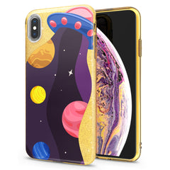 Lex Altern iPhone Glitter Case Colorful UFO