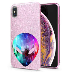 Lex Altern iPhone Glitter Case Colorful Alien