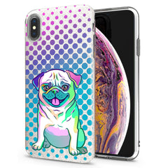 Lex Altern iPhone Glitter Case Cute Pug