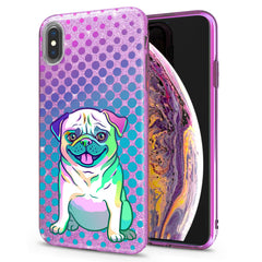 Lex Altern iPhone Glitter Case Cute Pug
