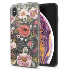 Lex Altern iPhone Glitter Case Wildflower Pattern