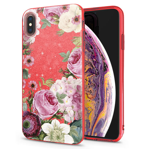 Lex Altern iPhone Glitter Case Peony Rose